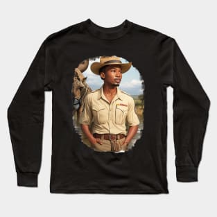 Graceful Giants: The Splendor of Wildlife Behemoths Long Sleeve T-Shirt